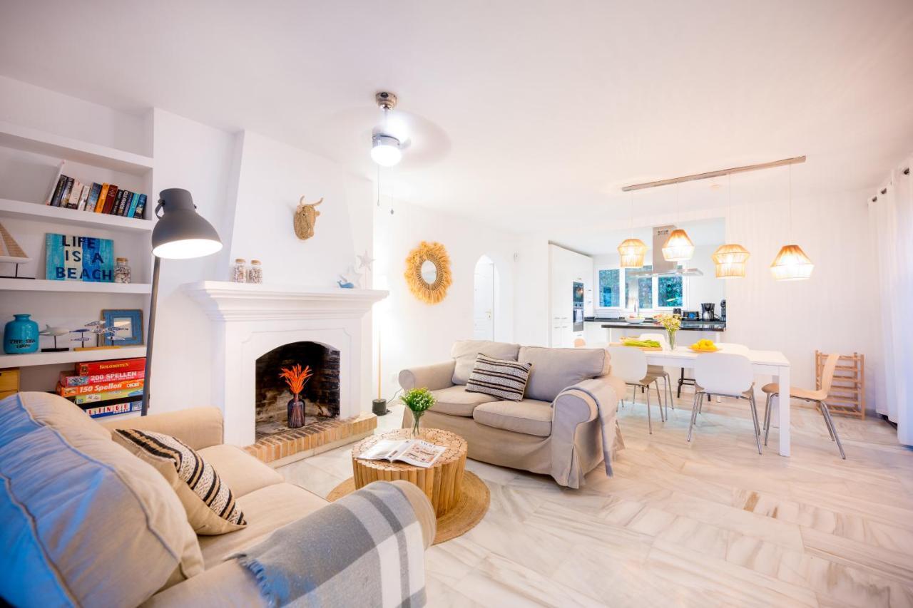 Typical Beach House Las Chapas Playa With Heated Pool Μαρμπέλλα Εξωτερικό φωτογραφία