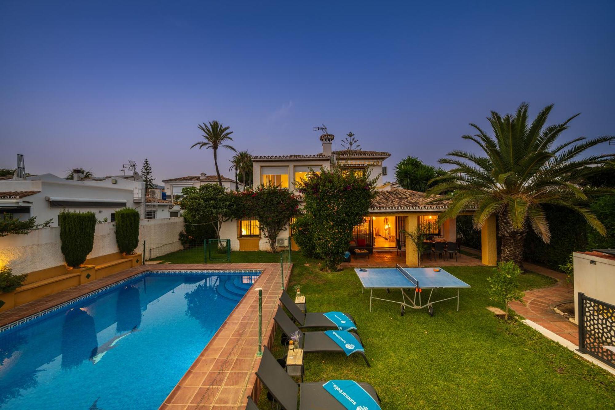 Typical Beach House Las Chapas Playa With Heated Pool Μαρμπέλλα Εξωτερικό φωτογραφία