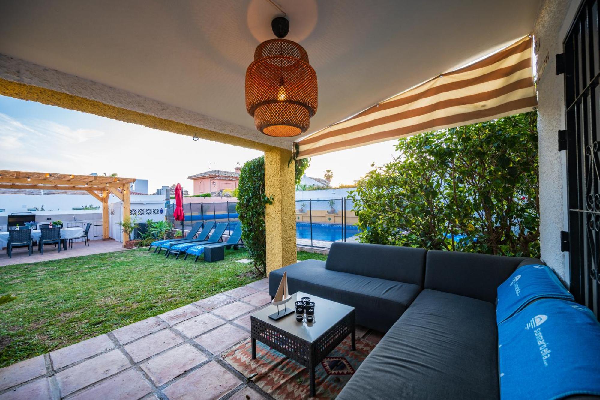 Typical Beach House Las Chapas Playa With Heated Pool Μαρμπέλλα Εξωτερικό φωτογραφία